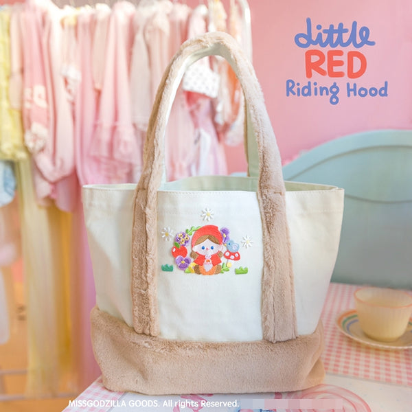 Little Red Riding Hood Embroidered Sticker & Iron-On Patch