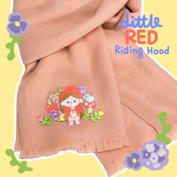 Little Red Riding Hood Embroidered Sticker & Iron-On Patch