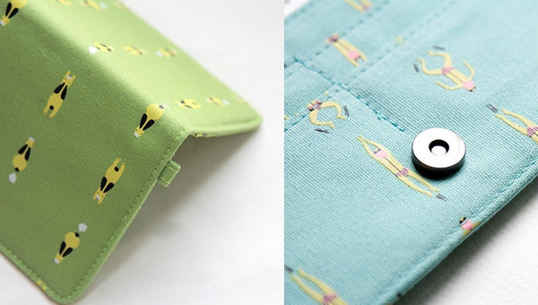 Whimsical Animals Long Wallet By Batu