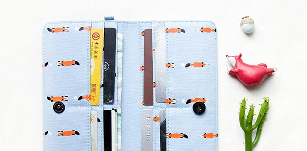 Whimsical Animals [Rabbit] Long Wallet By 八涂 BaTu