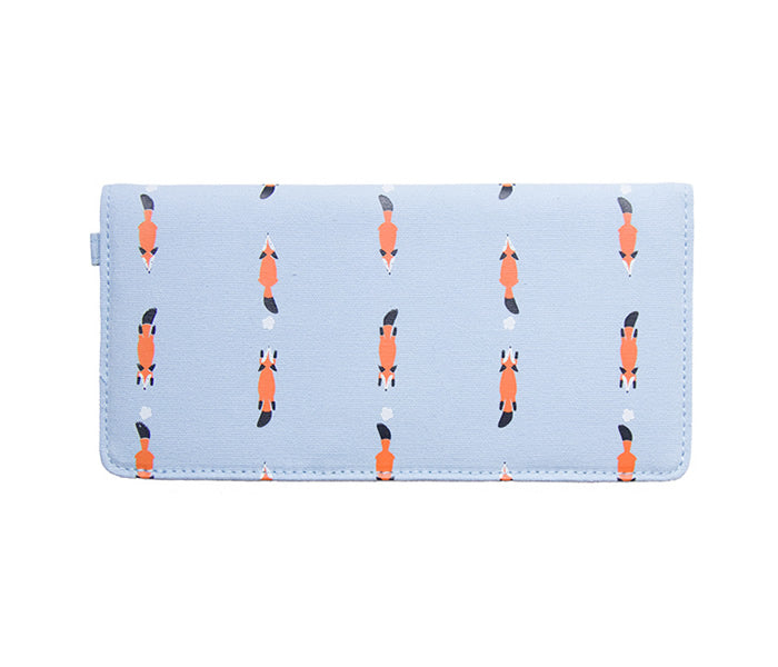 Whimsical Animals Fox Long Wallet By 八涂 (BaTu)