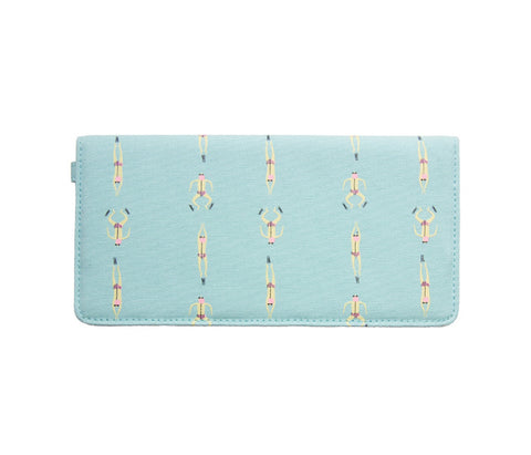 Whimsical Animals Swimming Long Wallet By 八涂 (BaTu)