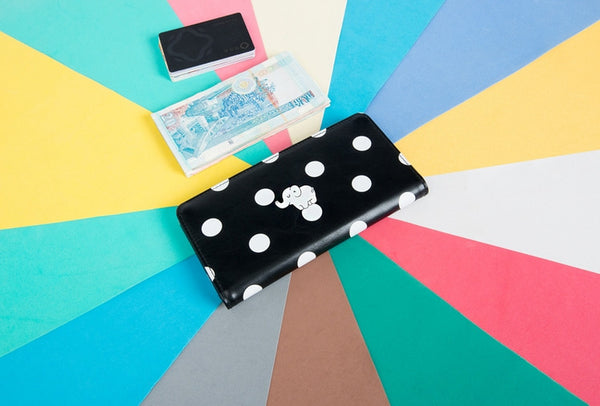 Lovely Animal [Elephant] Long Wallet By Kiitos Life