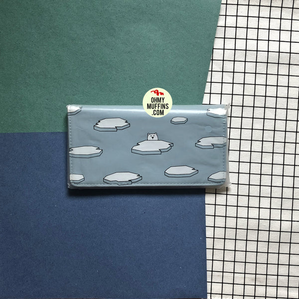 Lovely Animal [Polar Bear] Long Wallet By Kiitos Life