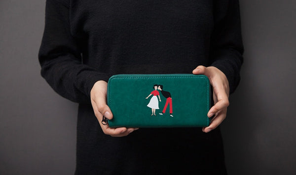 Lovers Long Wallet by YIZI X KOMESHOP - OUT OF PRODUCTION