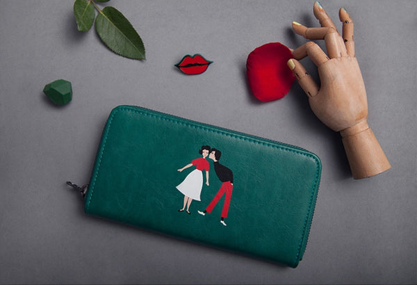 Lovers Long Wallet by YIZI X KOMESHOP - OUT OF PRODUCTION