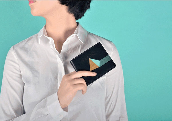 Pyramid Lucky Short Wallet by Kiitos
