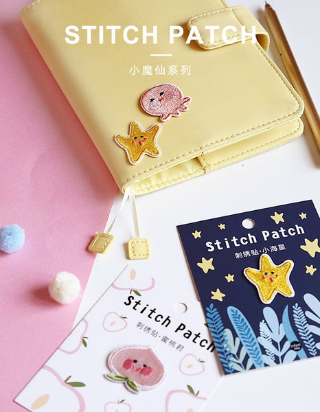Magic Fairy [Starfish] Embroidered Sticker Patch