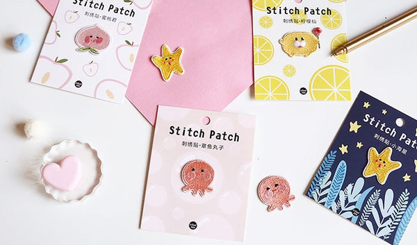 Magic Fairy [Starfish] Embroidered Sticker Patch