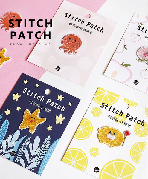 Magic Fairy [Starfish] Embroidered Sticker Patch