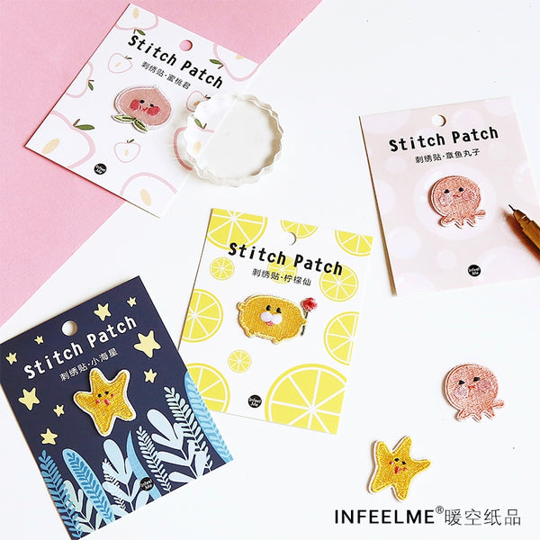 Magic Fairy [Starfish] Embroidered Sticker Patch