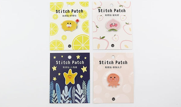 Magic Fairy [Starfish] Embroidered Sticker Patch