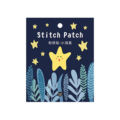 Magic Fairy Starfish Embroidered Sticker Patch