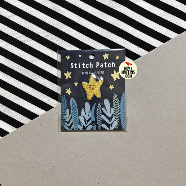 Magic Fairy Starfish Embroidered Sticker Patch