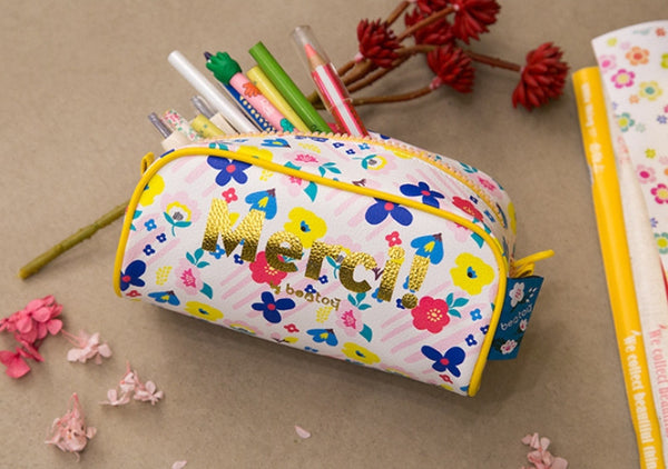 Merci [White] Pencil Case By Bentoy