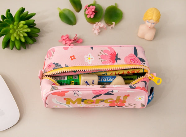 Merci [Pink] Pencil Case By Bentoy