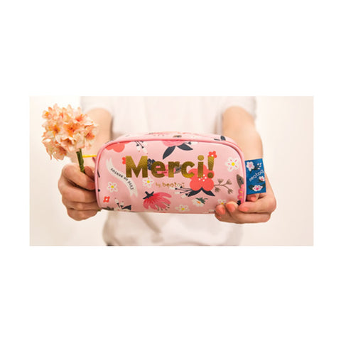 Merci [Pink] Pencil Case By Bentoy