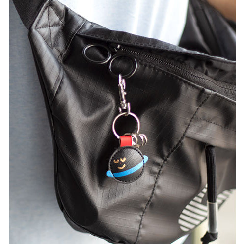 Mini Leather Bag [Planet] Key Chain By U-Pick