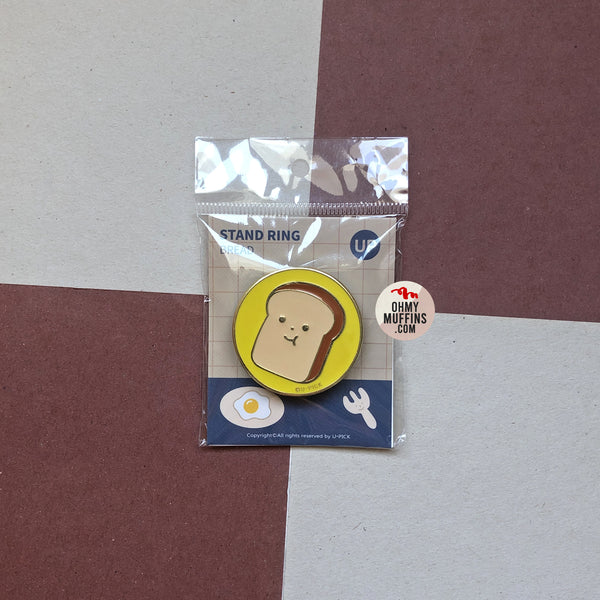 Mobile Phone Stand Ring [Toast] By U-Pick