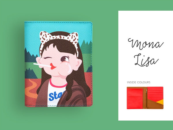 Princess Mona Lisa Passport Cover By Bentoy
