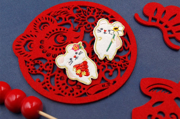 Mouse [Firecracker] Brooch By U-Pick