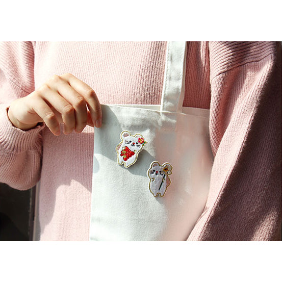 Mouse [Firecracker] Brooch By U-Pick