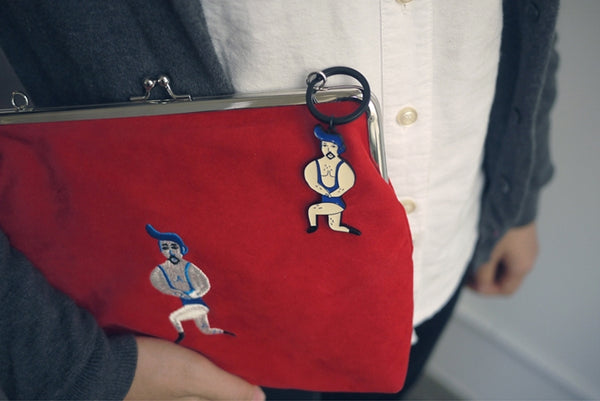 Sports Mr Strong Key Chain By YIZI STORE