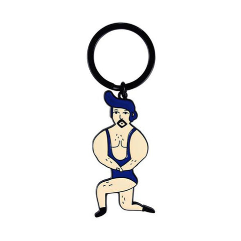 Sports Mr Strong Key Chain By YIZI STORE