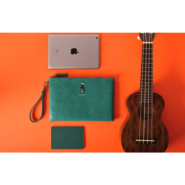 Music [Miss Guitar] Flat Case Pouch By Kiitos Life