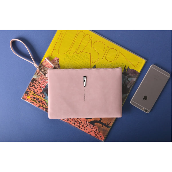 Music [Microphone] Flat Case Pouch By Kiitos Life
