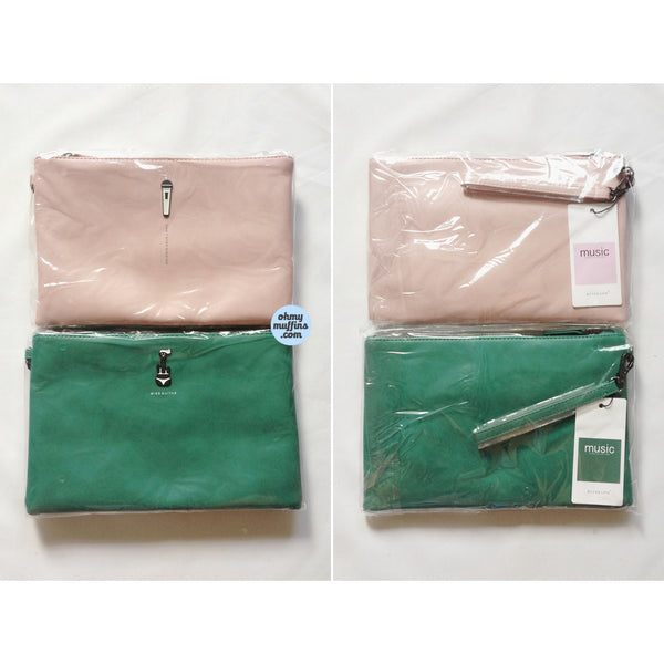 Music [Microphone] Flat Case Pouch By Kiitos Life