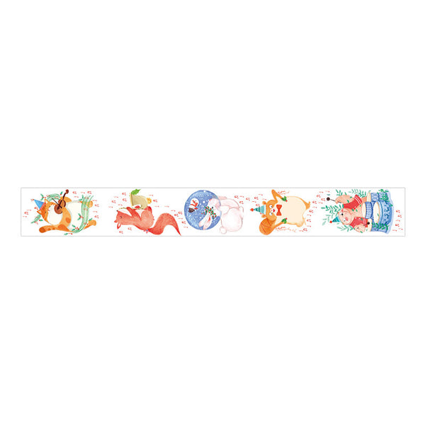 Music Concert Animal Washi Tape