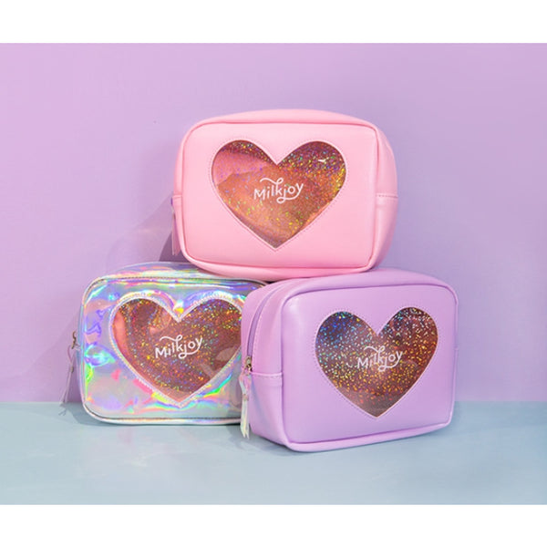 My Sparkle Heart [Purple] Box Pouch By Milkjoy