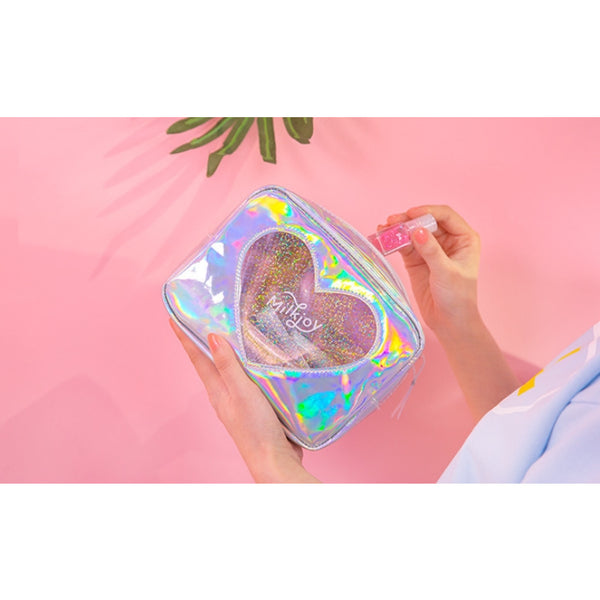 My Sparkle Heart [Holographic] Box Pouch By Milkjoy