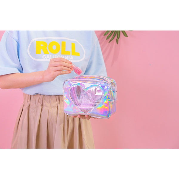 My Sparkle Heart [Holographic] Box Pouch By Milkjoy