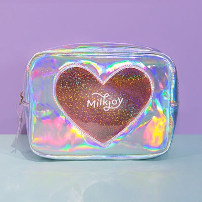 My Sparkle Heart [Holographic] Box Pouch By Milkjoy