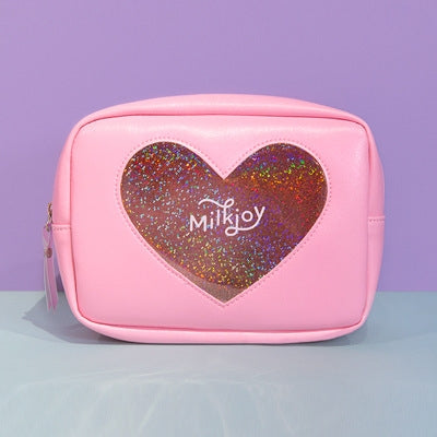 My Sparkle Heart [Pink] Box Pouch By Milkjoy