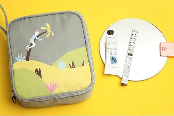 Ocean [My Shoe] Cosmetic Pouch By YIZI STORE X KOMESHOP