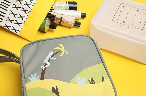 Ocean [My Shoe] Cosmetic Pouch By YIZI STORE X KOMESHOP