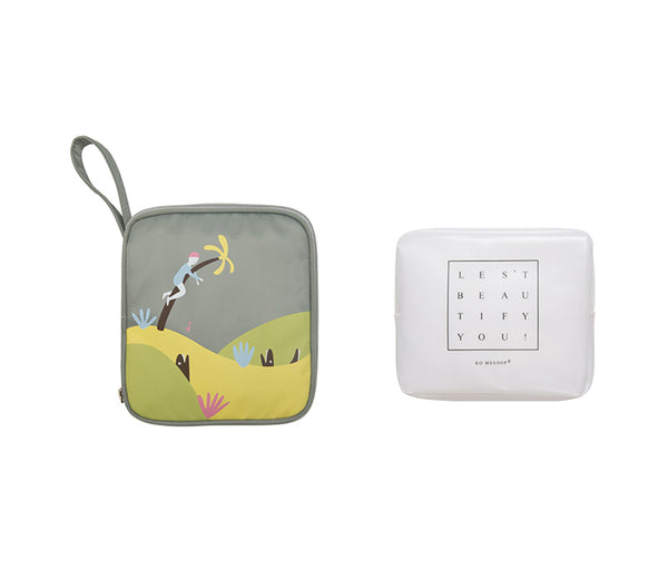 Ocean [My Shoe] Cosmetic Pouch By YIZI STORE X KOMESHOP