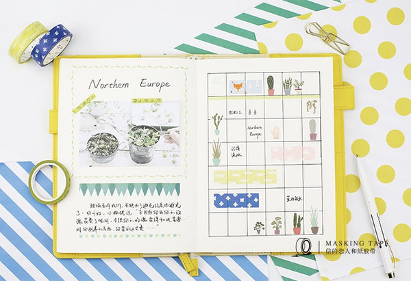 Northern Europe Little Flowers Washi Tape