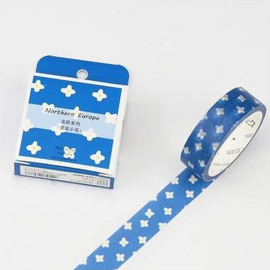 Northern Europe Little Flowers Washi Tape