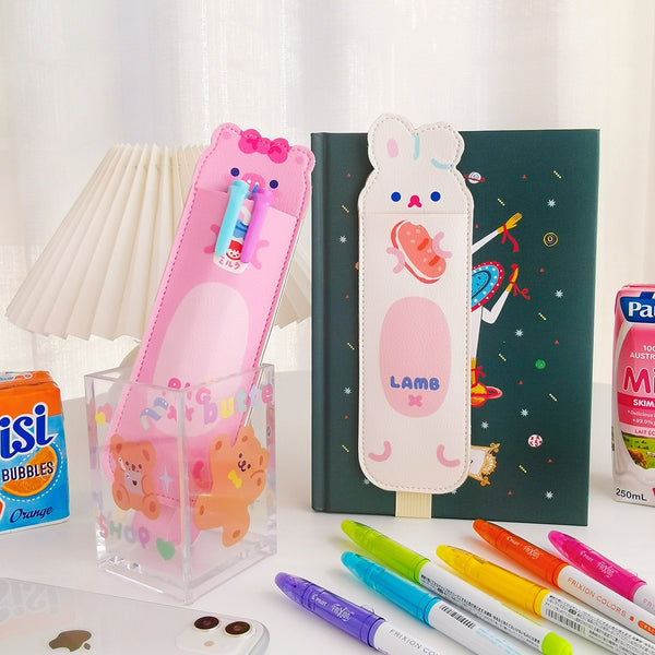 Notebook Pencil Case [Bunny] With Elastic Strap By Milkjoy