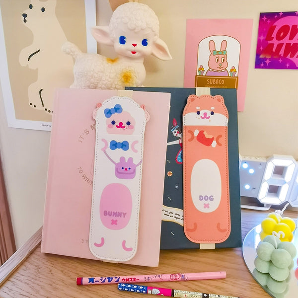 Notebook Pencil Case [Lamb] With Elastic Strap By Milkjoy