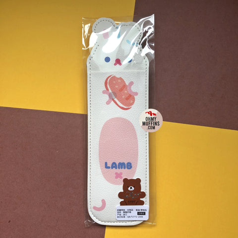 Notebook Pencil Case [Bunny] With Elastic Strap By Milkjoy