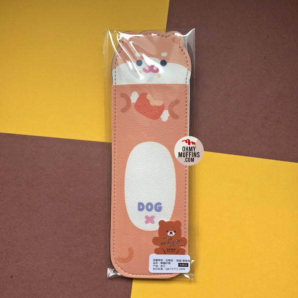 Notebook Pencil Case [Dog] With Elastic Strap By Milkjoy
