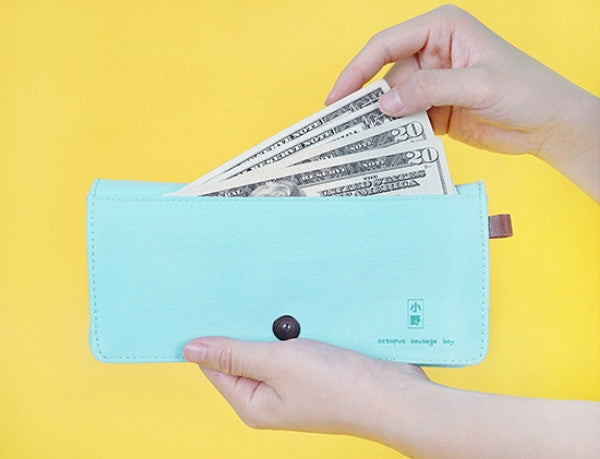 Canvas Long Wallet By 小野 Xaoye