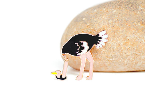 Birds Ostrich Pin By BMCS Life