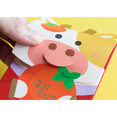 Cute Ox [Beer] Red Packets By U-Pick