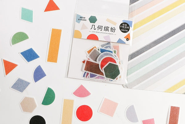Pattern [Geometry Solid] Deco Stickers Pack